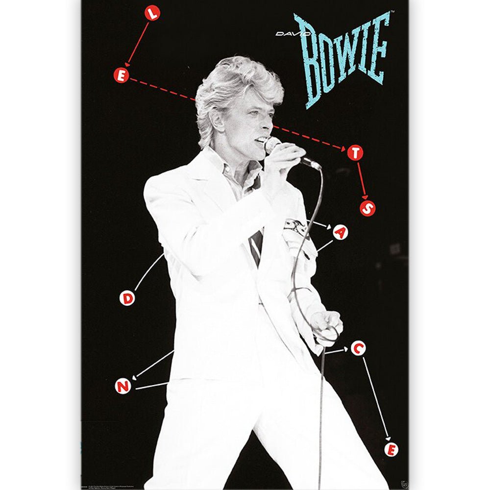 DAVID BOWIE デヴィッドボウイ - Let's Dance / ポスター - PGS